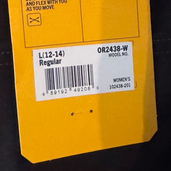 Carhartt Rugged Flex Black Canvas Bib Overall - Picture 6 of 7